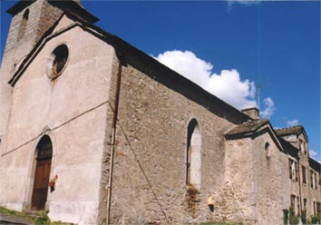 Eglise des Laubies et presbitère
